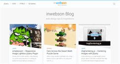 Desktop Screenshot of inwebson.com